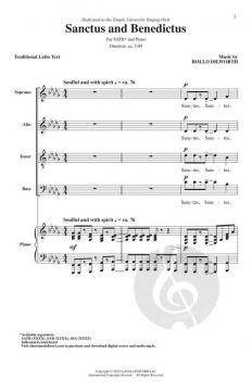 Sanctus and Benedictus von Rollo Dilworth (Download) 