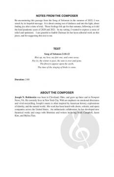 Winter Is Past von Joseph Rubinstein (Download) 