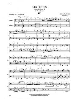 6 Duets, Op. 60 Vol. 2 von Sebastian Lee 