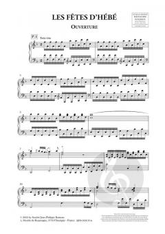Les Fêtes d’Hébé RCT 41 von Jean-Philippe Rameau (Download) 