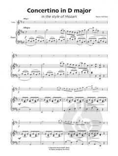 Concertino in D major in the style of Mozart 