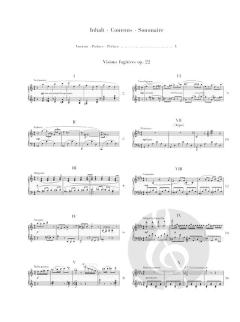 Visions fugitives op. 22 