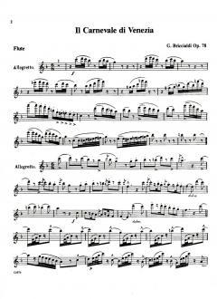 Il Carnevale di Venezia op. 78 von Giulio Briccialdi 