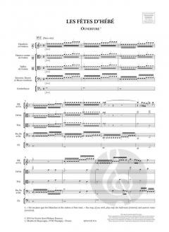 Les Fêtes d'Hébé RCT 41 von Jean-Philippe Rameau (Download) 
