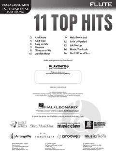 11 Top Hits for Flute 