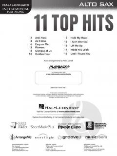 11 Top Hits for Alto Sax im Alle Noten Shop kaufen