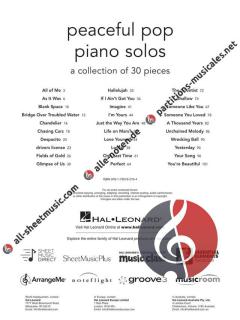 Peaceful Pop Piano Solos 