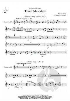 Drei Melodien von Edvard Grieg 