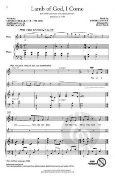 Lamb Of God, I Come von Patricia Mock (Download) 