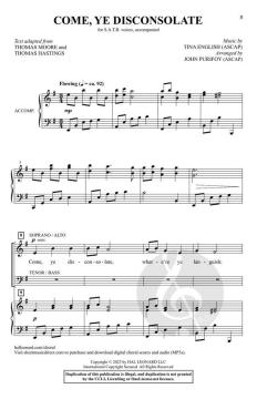 Come, Ye Disconsolate von Tina English (Download) 