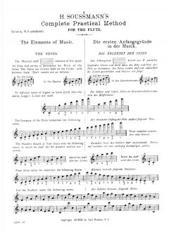 Complete Method for Flute Part 1 von Henry Soussmann 
