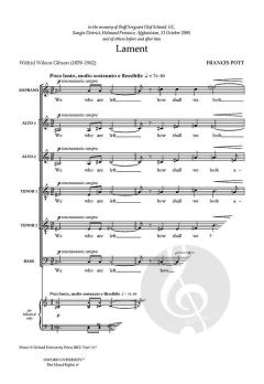 Lament von Francis Pott 