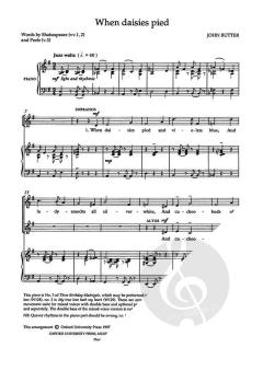 When daisies pied von John Rutter 