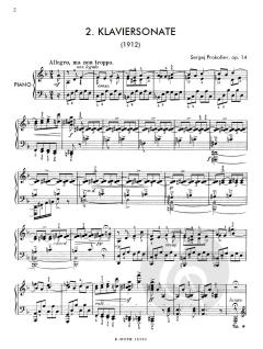 2. Klaviersonate d-Moll op.14 (1912) im Alle Noten Shop kaufen