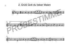 Zweisam durchs Jahr - 2. Stimme in Es 