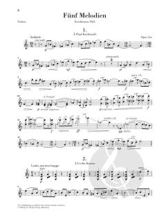 5 Melodien op. 35a 