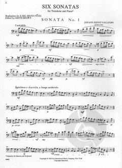 6 Sonatas Vol. 1 von Johann Ernst Galliard 