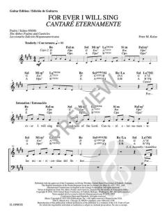 For Ever I Will Sing 