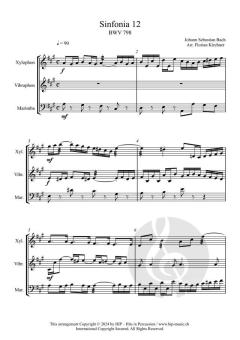 Sinfonia 11-15 BWV 797-801 von Johann Sebastian Bach 