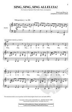 Sing, Sing, Sing Alleluia von Joseph M. Martin (Download) 