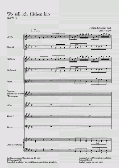 Wo soll ich fliehen hin von Johann Sebastian Bach (Download) 