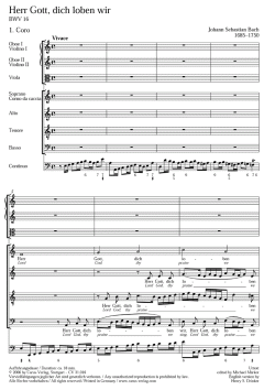 Herr Gott, dich loben wir von Johann Sebastian Bach (Download) 
