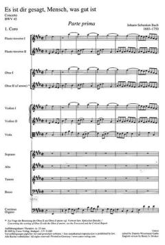 Es ist dir gesagt, Mensch, was gut ist von Johann Sebastian Bach (Download) 