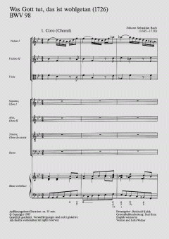 Was Gott tut, das ist wohlgetan (I) (J.S. Bach) 