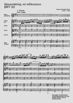Himmelskönig, sei willkommen A-Dur (J.S. Bach) 