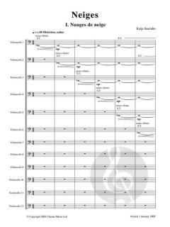 Neiges von Kaija Saariaho (Download) 