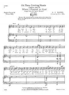 Oh Thou Cooling Shade von Georg Friedrich Händel 