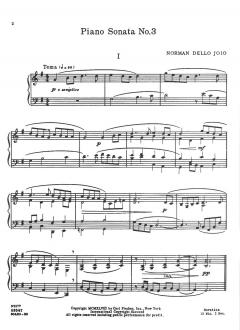 Piano Sonata No. 3 von Norman Dello Joio 
