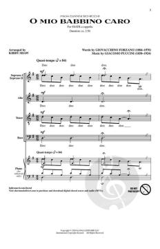 O mio babbino caro von Giacomo Puccini (Download) 