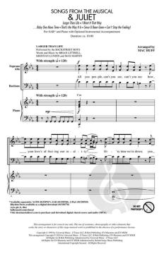 Songs from the Musical & Juliet (Download) 