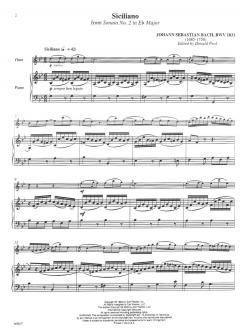 Siciliano von Johann Sebastian Bach 