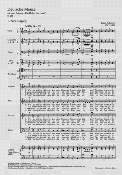 Deutsche Messe von Franz Schubert (Download) 