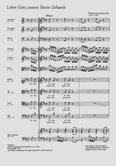 Lobet Gott, unsern Herrn Zebaoth (Wilhelm Friedemann Bach) 