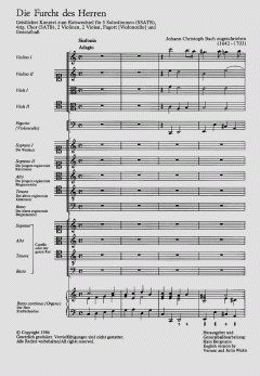 Die Furcht des Herren (Johann Christoph Bach) 