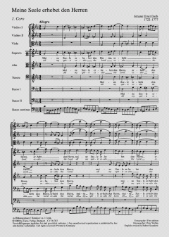 Deutsches Magnificat von Johann Ernst Bach (Download) 