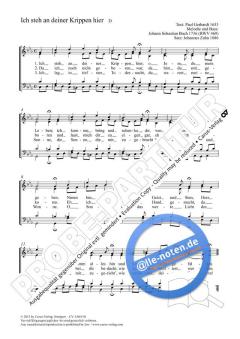 Ich steh an deiner Krippe hier c-Moll (J.S. Bach) 