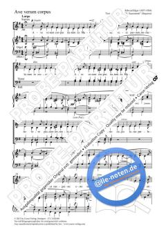Ave verum corpus von Edward Elgar (Download) 