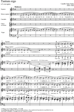 Tantum ergo von Camille Saint-Saëns (Download) 