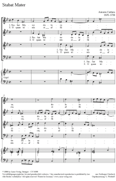 Stabat Mater von Antonio Caldara (Download) 