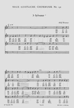Das alte Jahr vergangen ist von Adolf Brunner (Download) 
