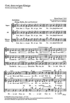 Gott, dem ewigen Könige von Werner Fussan (Download) 
