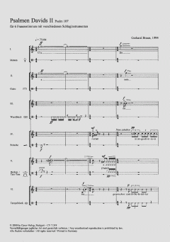 Psalmen Davids II von Gerhard Braun (Download) 