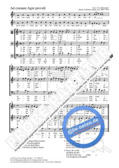 Ad coenam Agni providi F-Dur von Guillaume Dufay (Download) 