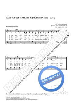 Lobt froh den Herrn, ihr jugendlichen Chöre von Jürgen Essl (Download) 
