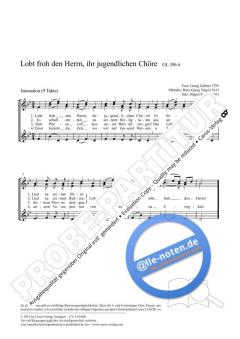 Lobt froh den Herrn, ihr jugendlichen Chöre von Jürgen Essl (Download) 