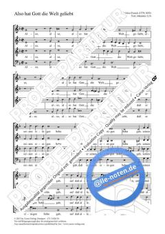 Also hat Gott die Welt geliebt dorisch von Melchior Franck (Download) 